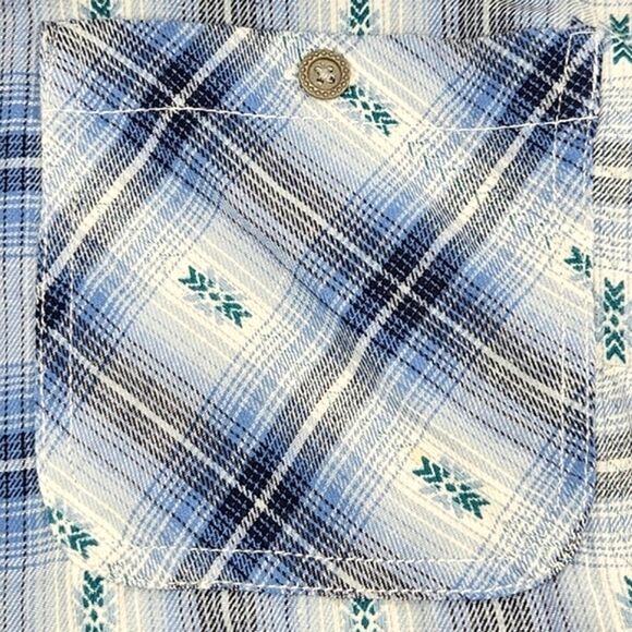 Westport 1962 Shirt Womens Size XLPlaid Button Up Flannel Western Southwestern - Picture 2 of 8